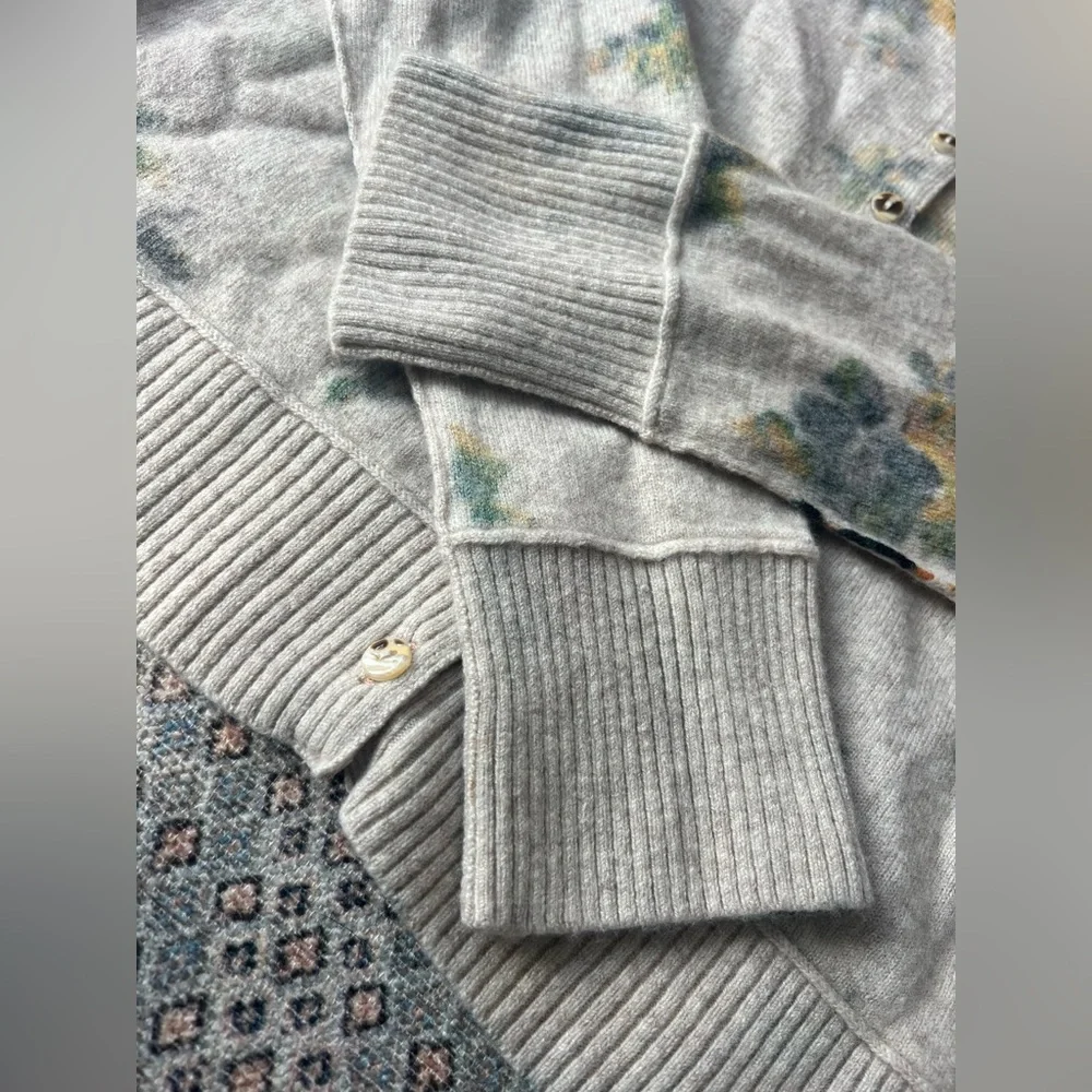 FREE PEOPLE Nocturnal Patterned Cardigan - Picture 8 of 10